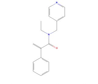N-Ethyl-N-(4-picolyl)atropamide (CAS 57322-50-6) - chemical structure image