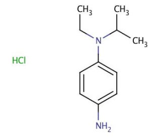 N-Ethyl-N-isopropyl-p-phenylenediamine hydrochloride (CAS 91215-79-1) - chemical structure image