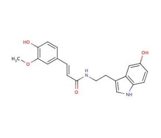 N-Feruloyl Serotonin (CAS 68573-23-9) - chemical structure image