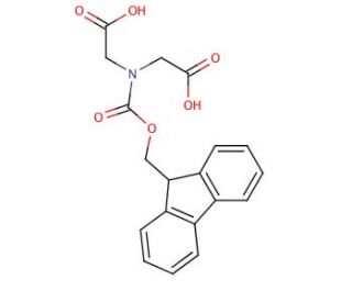 N-Fmoc-iminodiacetic acid (CAS 112918-82-8) - chemical structure image