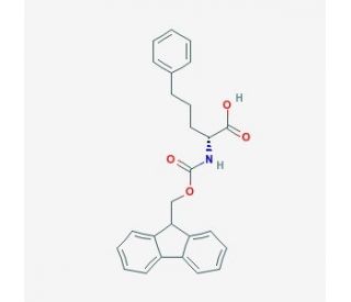 N-Fmoc-L-2-aminophenylpentanoic acid (CAS 959578-11-1) - chemical structure image