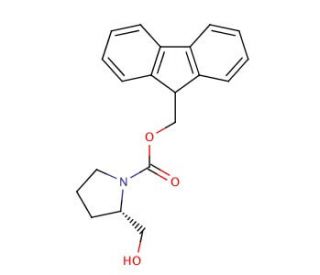 N-Fmoc-L-prolinol (CAS 148625-77-8) - chemical structure image