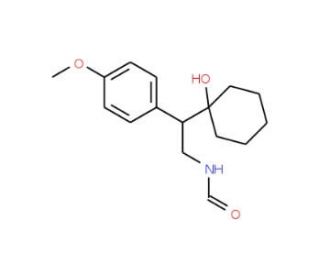 N-Formyl-1-(2-amino-1-(4-methoxyphenyl)ethyl)cyclohexanol - chemical structure image