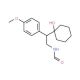 N-Formyl-1-(2-amino-1-(4-methoxyphenyl)ethyl)cyclohexanol - chemical structure image