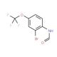 N-Formyl 2-bromo-4-trifluoromethoxyaniline (CAS 941294-53-7) - chemical structure image