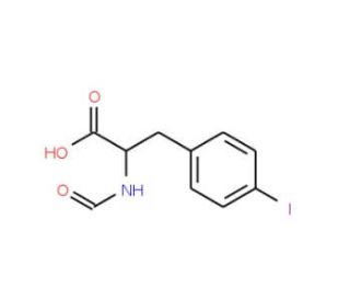 N-Formyl-4-iodo-L-phenylalanine (CAS 52721-77-4) - chemical structure image