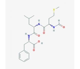 N-Formyl-Met-Leu-Phe (CAS 59880-97-6) - chemical structure image