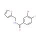 N-(Furan-2-ylmethyl) 3-bromo-4-fluoro-benzamide (CAS 1065074-07-8) - chemical structure image