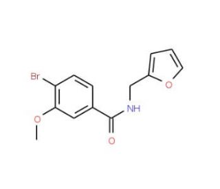 N-(Furan-2-ylmethyl) 4-bromo-3-methoxybenzamide (CAS 1072944-36-5) - chemical structure image