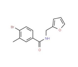 N-(furan-2-ylmethyl) 4-bromo-3-methylbenzamide (CAS 1072944-32-1) - chemical structure image