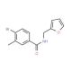 N-(furan-2-ylmethyl) 4-bromo-3-methylbenzamide (CAS 1072944-32-1) - chemical structure image