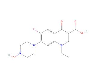 N-Hydroxy Norfloxacin (CAS 109142-49-6) - chemical structure image