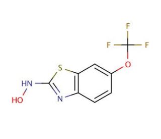 N-Hydroxy Riluzole (CAS 179070-90-7) - chemical structure image