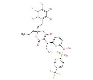 N-Hydroxy Tipranavir-d5 - chemical structure image