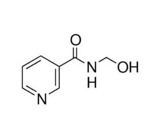 N-(Hydroxymethyl)nicotinamide (CAS 3569-99-1) - chemical structure image