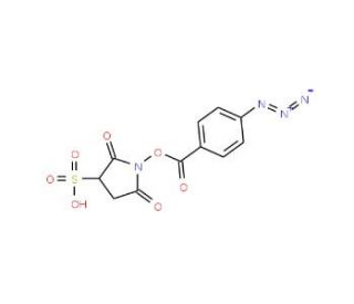 N-Hydroxysulphosuccinimidyl-4-azidobenzoate (CAS 199804-22-3) - chemical structure image