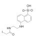N-(Iodoacetaminoethyl)-1-naphthylamine-5-sulfonic acid (CAS 36930-63-9) - chemical structure image