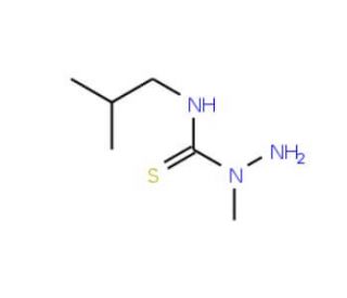N-isobutyl-1-methylhydrazinecarbothioamide - chemical structure image