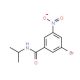 N-Isopropyl 3-bromo-5-nitrobenzamide (CAS 941294-16-2) - chemical structure image