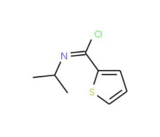 N-isopropylthiophene-2-carboximidoyl chloride - chemical structure image