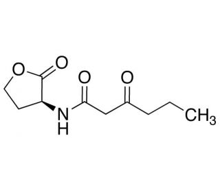 N-(Ketocaproyl)-L-homoserine Lactone (CAS 143537-62-6) - chemical structure image