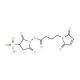 N-Maleimidobutyryloxysulphosuccinimide ester (CAS 158018-86-1) - chemical structure image