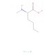 N-Me-L-norleucine hydrochloride (CAS 17343-27-0) - chemical structure image