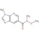 N-Methoxy-N,3-dimethyl-3H-imidazo[4,5-b]pyridine-6-carboxamide (CAS 1186310-78-0) - chemical structure image