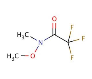 N-Methoxy-N-methyl-2,2,2-trifluoroacetamide (CAS 104863-67-4) - chemical structure image