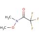 N-Methoxy-N-methyl-2,2,2-trifluoroacetamide (CAS 104863-67-4) - chemical structure image