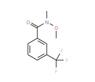 N-Methoxy-N-methyl-3-(trifluoromethyl)benzamide (CAS 116332-62-8) - chemical structure image