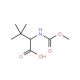 N-(Methoxycarbonyl)-L-tert-leucine (CAS 162537-11-3) - chemical structure image