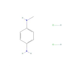 N-Methyl-1,4-phenylenediamine dihydrochloride (CAS 5395-70-0) - chemical structure image