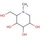 N-Methyl-1-deoxynojirimycin (CAS 69567-10-8) - chemical structure image
