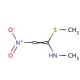 N-Methyl-1-(methylthio)-2-nitroethenamine (CAS 61832-41-5) - chemical structure image