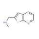 N-Methyl-1-(thieno[2,3-b]pyridin-2-yl)methylamine (CAS 868755-42-4) - chemical structure image