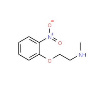 N-Methyl-2-(2-nitrophenoxy)ethanamine (CAS 1038700-63-8) - chemical structure image