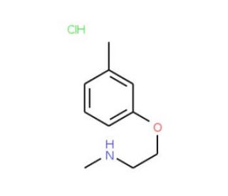 N-Methyl-2-(3-methylphenoxy)-1-ethanaminehydrochloride - chemical structure image