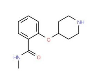 N-Methyl-2-(4-piperidinyloxy)benzamide - chemical structure image