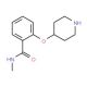 N-Methyl-2-(4-piperidinyloxy)benzamide - chemical structure image