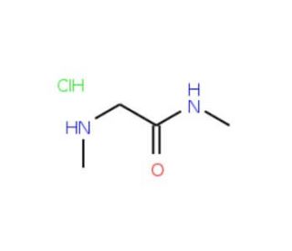N-methyl-2-(methylamino)acetamide hydrochloride (CAS 44565-47-1) - chemical structure image