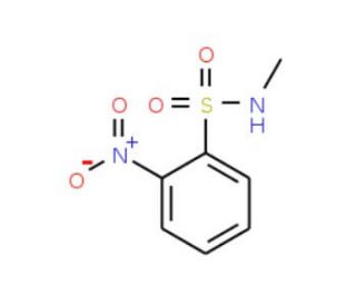 N-Methyl-2-nitrobenzenesulphonamide (CAS 23530-40-7) - chemical structure image