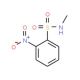 N-Methyl-2-nitrobenzenesulphonamide (CAS 23530-40-7) - chemical structure image