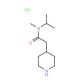 N-methyl-2-(piperidin-4-yl)-N-(propan-2-yl)acetamide hydrochloride - chemical structure image