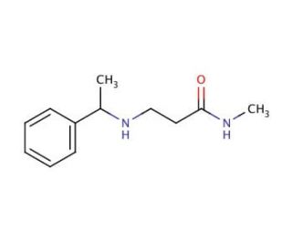 N-Methyl-3-[(1-phenylethyl)amino]propanamide - chemical structure image