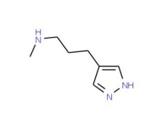 N-methyl-3-(1H-pyrazol-4-yl)propan-1-amine - chemical structure image