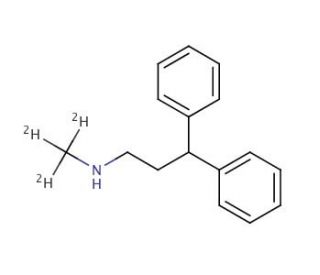 N-Methyl-3,3-diphenylpropylamine-d3 - chemical structure image