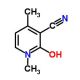 N-methyl-3-cyano-2-hydroxy-4-methylpridine - chemical structure image