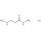 N-Methyl-3-(methylamino)propanamide hydrochloride (CAS 57180-63-9) - chemical structure image