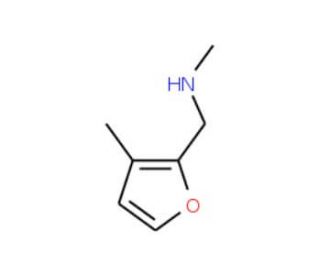 N-Methyl(3-methylfur-2-yl)methylamine (CAS 916766-86-4) - chemical structure image